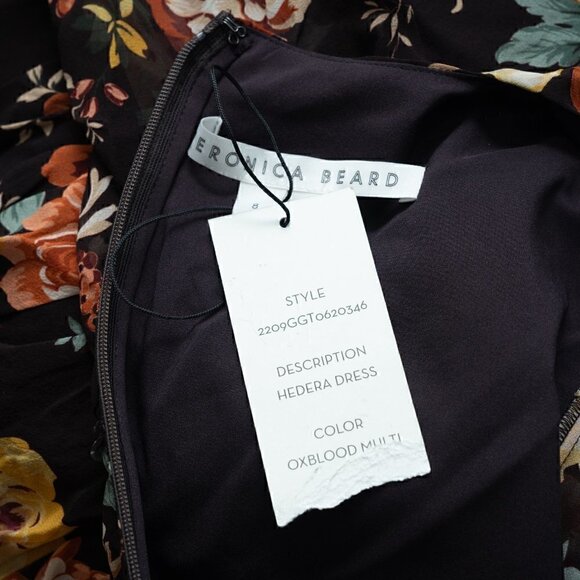 Veronica Beard Hedera Silk Floral Mini Dress - Picture 3 of 13